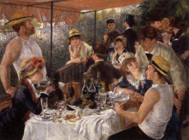 The Luncheon of the Boating Party, Pierre Renoir